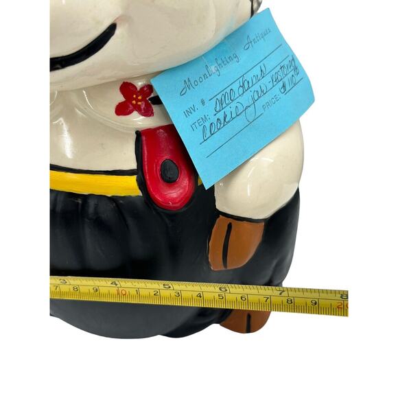 Vintage Apco LAMB SHEEP Cookie Jar Ceramic Pottery Restored Hand Painted - Picture 7 of 13